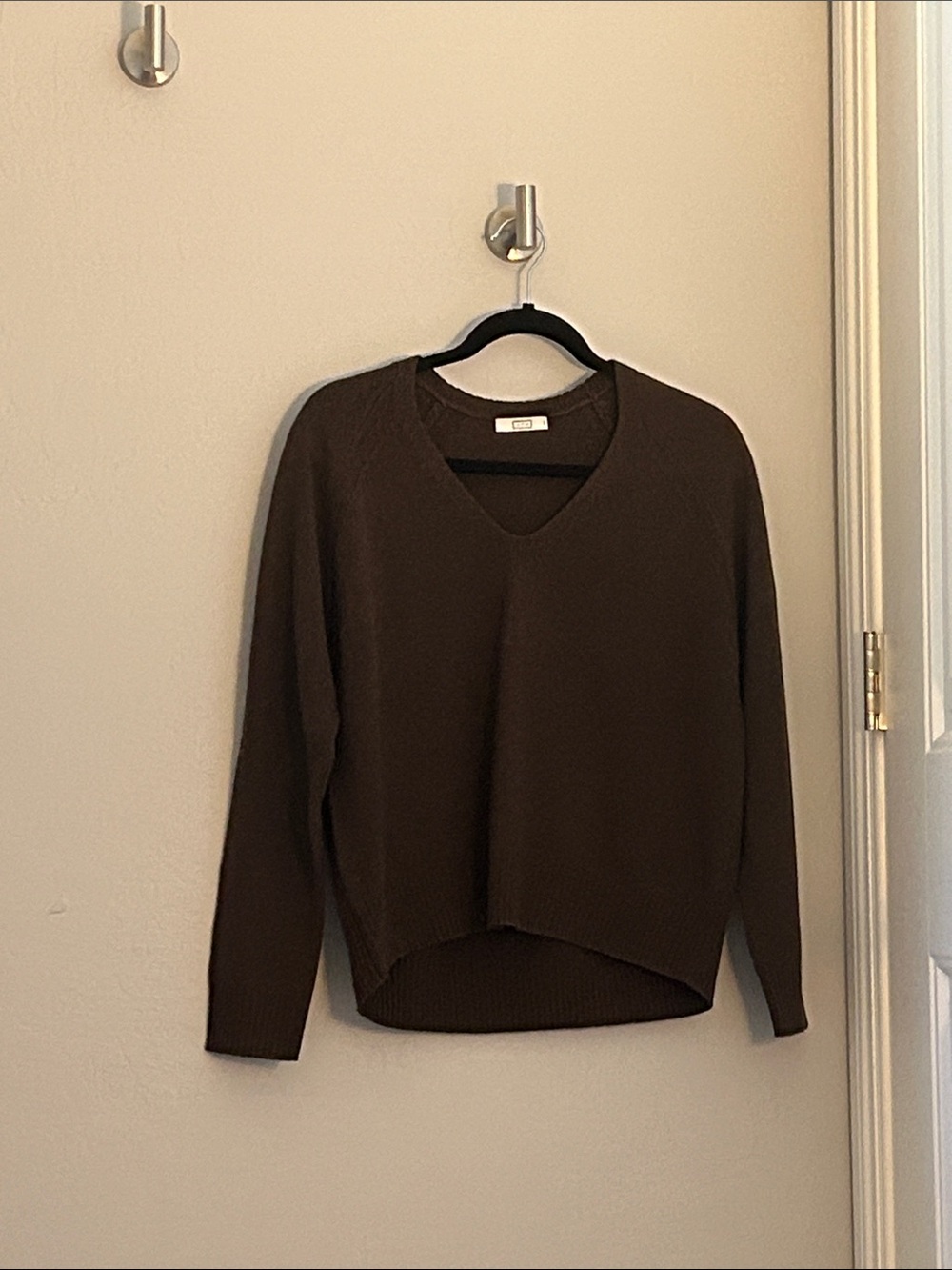 AYR Brown V-Neck Jumper